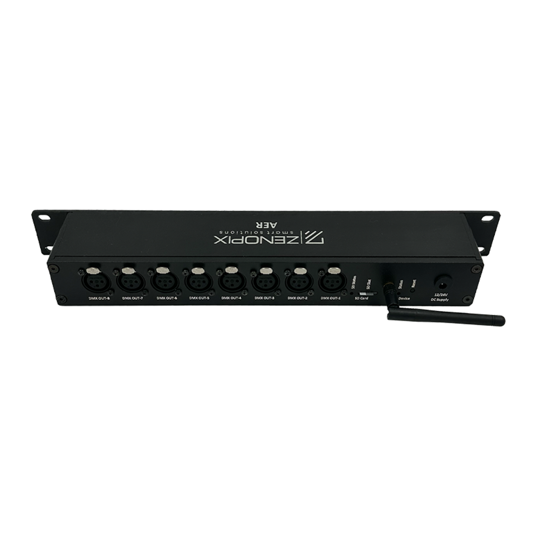 Aer 8 XLR DMX SPI Master Controller